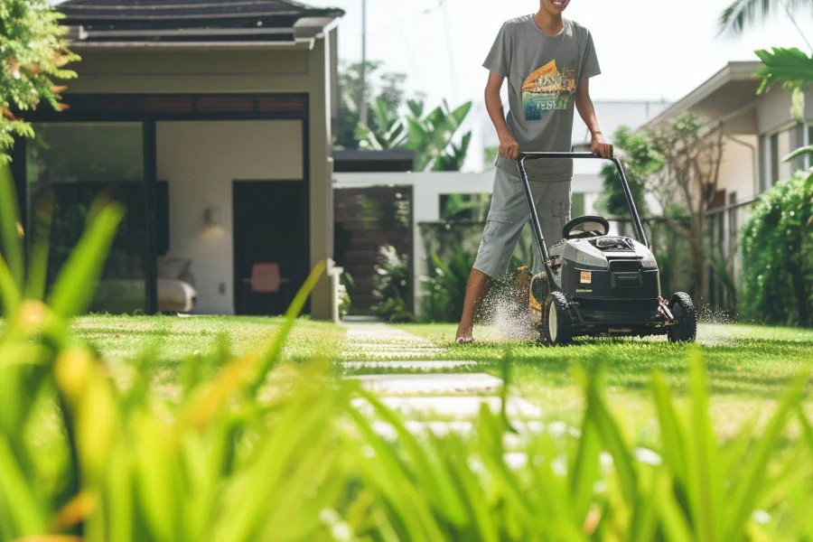 battery lawn mower review